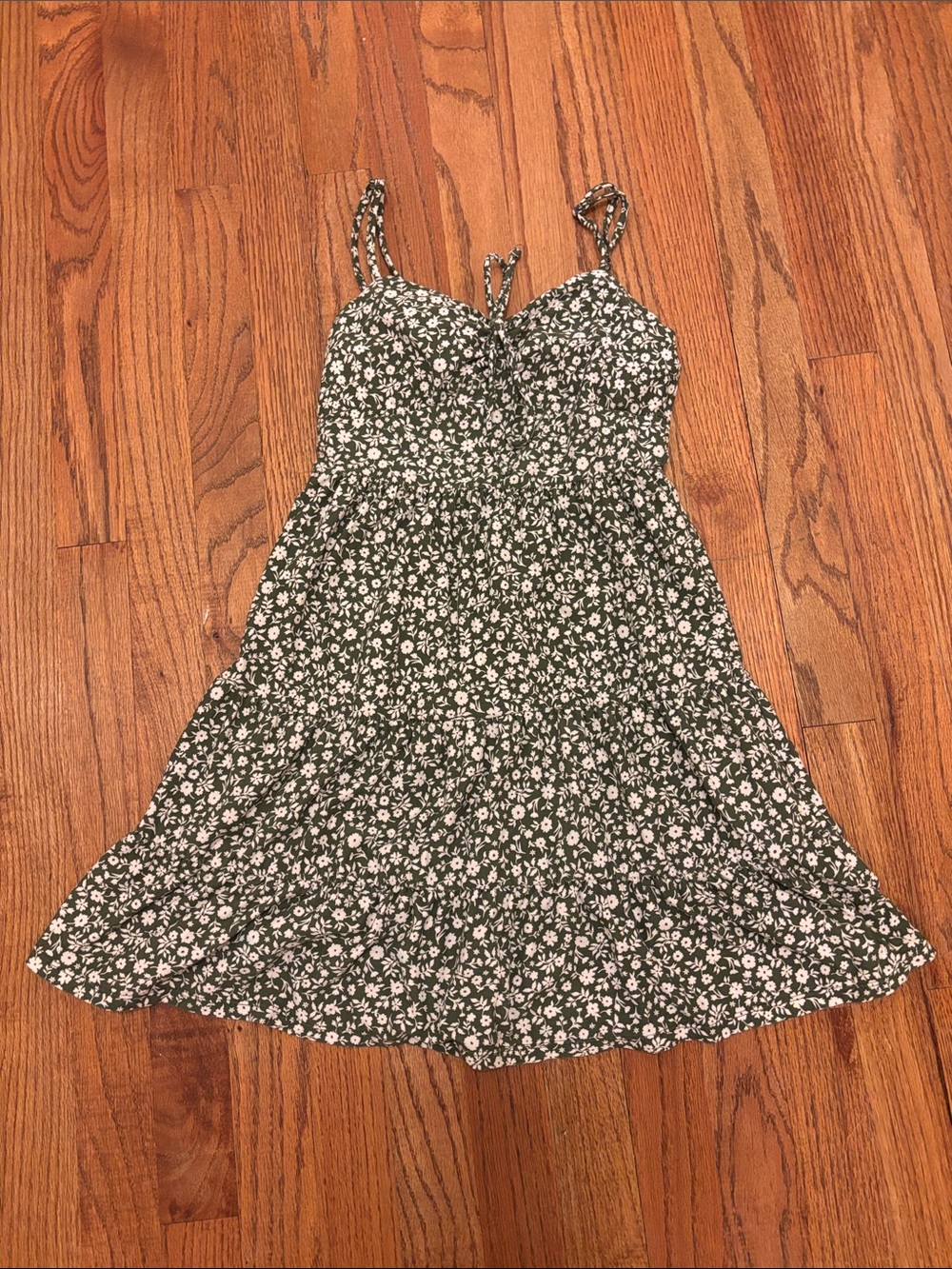 Green Floral Sundress